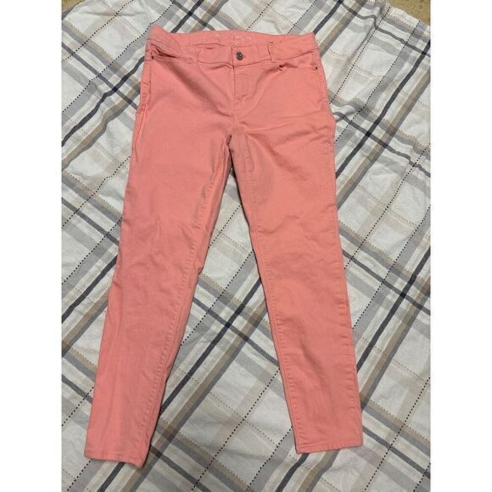 White House Black‎ Market women pants size 6 straight leg pink